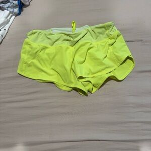 Lululemon Athletica Lime Green Shorts